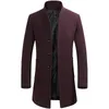 Bolubao Winter New Men Wool Blends Coats Moda Marca Men T Trench Coat Slim Fit Tops Casual Quality Blends Coat Male lj201110