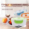 Portable Electric Heating Lunch Box Food-Grade Lunchbox for Kids School Bento Heated Lunch Box Food Container Warmer Dinnerware T200710