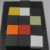 スタンプMulitColorレタージュエリー包装展示ケースボックス正方形黒高品質のホットセラージュエリーボックス
