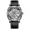 Marque montres sculptées entièrement automatiques hommes montres évidé mouette montres mécaniques luxe homme montre Reloj Hombre 220209220T