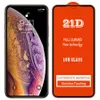 21D 10H تغطية كاملة لفيلم شاشة الهاتف الزجاجي المقسّر لـ iPhone 15 14 11 12 13 MINI PRO MAX XR XS