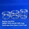 TFV9 2ml EU TPD ZEUS NANO 3,5 ml Bag Skyline Bubble Glass Tube Bulb Fatboy Extension 4 ml 7 ml