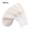 100 Pcs/Lot Tea Tools Filter Bags Natural Unbleached Paper Infuser Wood Pulp Material for Loose LLeaf Sachets Soup
