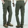 Pantalon tactique Hommes Quick Dry Camo Army Jogger Pantalon Multi Pocket Military Black Men Cargo Pants Respirant Plus Size 4XL 201125