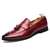 Sapatos de vestido Cimim Marca Homens Tassel Escritório Casual Luxo Confortável Itália Mocassins Negócios Moda Formal Grande Tamanho De Couro Sapatos1