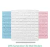 Wall Stickers Room Brick Kids Waterproof Wall Self For Decal Tv 3d paper Decor Background Adhesive Bedroom Stone 70x77cm bbyYu