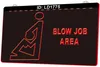 LD1775 Blow Job Area 3D-gravyr LED-ljusskylt Partihandel Detaljhandel