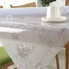 Balle retangular pvc paisagem pintura estilo toalha de mesa impermeável mesa de tampa de óleo macio toalha de vidro para a festa inicial Y200421