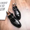 luxury Classic Man Pointed Toe Dress Shoes Mens Patent Leather Fashion Wedding Shoes Oxfords Business Formal Dress Shoes