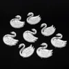 60 Pcs Personnalisé Gravé Au Laser Or Argent Miroir Cygne Personnaliser Baby Shower Anniversaire Fête De Mariage Table Décor Centres 201130