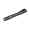 200PCS 365nm 395nm القلم البسيطة الأشعة فوق البنفسجية الحيوانات الأليفة LED الشعلة ضوء أسود القلم مصباح LED مصباح الأشعة فوق البنفسجية المال البول للكشف عن بقع