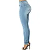 Dilusoo Pantaloni jeans a vita alta da donna Pantaloni elastici in denim Jeans 4 stagioni Pantaloni a matita strappati Pantaloni jeans casual da donna 201105