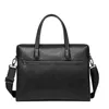 Bison Denimcowhide Business Briefcase Men Bag Luxury本物のレザー大容量ラップトップマンハンドバッグショルダー1