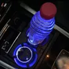 LED発光水コースター68x8mm滑り止め水コースターカラフルなUSB車内雰囲気ライトLEDカップドリンクホルダー