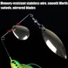 Goture 5PCSlot 175G Spinnerbait Vissen Lure Bass Karpers Spinner Aas Metaal Blades Siliconen rok Rig snoekvissen Tackle 20102921495770454