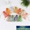 100pcs/lot 7*9cm/9x12cm Organza Bags Candy Bags Organza Drawstring Pouches Gift Jewelry Packing Mariage Wedding Bags Wholesale