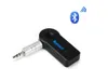 Universele 3.5mm Bluetooth Car Kit A2DP Draadloze Fm-zender AUX Audio Muziek Ontvanger Adapter Handsfree met Microfoon Voor telefoon MP3