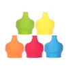 Couvercle en silicone Sippy couvercles de mamelon pour n'importe quelle taille tasse pour enfants tout-petits tasse de fuite pour les nourrissons et les tout-petits sans BPA YHM67-YFA