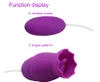 Tongue Vibrator for Women Blowjob Clitoris Stimulator Sucking Vibrator Jump Egg Oral Nipple Vagina Sucker Tongue Licking Sex Toys