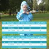 Qian 2-9歳のおしゃれな防水ジャンプスーツレインコートフード付き漫画キッズコートツアー子供用品ギアスーツ220217