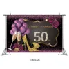 Birthday Background Decor Happy 30th 40th 50th Birthday Party Decor Adult 30 40 50 years Anniversary Party Supplies