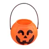 7cm/11cm/17cm Halloween Party Pumpkin Bucket Candy Pail Children Trick Or Treat Bag Holder Decoration Supplies