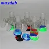 Glass Reclaim Catcher Adapter hookah 14mm 18mm Male Female 45 90 With Reclaimer Dome Nail AshCatcher For smoking Water Bongs Dab Rigs