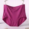 V001 4Pcs/Lot High Waist Plus Size Lenceria Briefs For Women Bamboo Fiber Panties Seamless Lingerie Underwear Bragas Mujer 211222