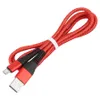1M 3ft Micro V8 Type C Cable Cable USB Sync Sync Charging Cord Nylon Collon Charger Cables for Samsung S8 Plus HTC Android Phone