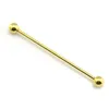 Gold Business Suit Collar Bar Pins Mens Skjorta CLIPS CLAPP Silverklänning Pin Fashion Jewelry Will and Sandy