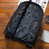 Zima Mężczyźni Kurtka Bomber Casual Bawełna Grube Ciepłe Parkas Płaszcze Męskie Termiczne Outwear Windbreaker Kurtki Odzież 4XL