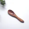 Japon Style écologique cuillère en bois ustensile court cuisine cuisson sucre sel petites cuillères livraison gratuite SN4820