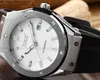 Jaragar Brands Case de acero inoxidable de plata Analógico Automático Silicon Silicon Sports Relojes con fecha