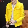 Mäns Jackor Vår och Höst Jeans Coat Korean-Style Mode Studenter Stilig Mångsidig Jacka Använd Summer Style Cowb