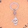Fashion Keychain 27*20mm Pirate Skeleton Skull Pendants Diy Jewelry Car Key Chain Ring Holder Souvenir For Gift