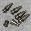 Handgereedschap 6 in 1 Domeloze GR2 Titanium Nail 10 / 14mm / 18mm Mannelijke Vrouwelijke Dab Nail Ti Nails voor Glas Bong Water Pijp Oliereiliging