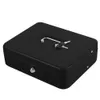 Portable Security Lockable Cash Box Tiered Tray Money Drawer Safe Storage Black 40FP14 C01162083