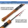 168cm 185cm Ultra light ul power Telescopic Fishing Rod Spinning Lure Weight 15g Children beginners Catch small fish pole 2201117294414