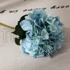 HOT 11 Colors Artificial Flowers Hydrangea Bouquet for Home Decoration Flower Arrangements Wedding Party Decoration Supplies 200PCS T500429