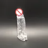 Penis Manches Silicone Cock Sleeve avec sonnerie Scrotum Penis Extender Agrandir 1cm, Augmentation de 4cm, des artefacts sexuels prolongent le temps de sexe