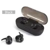 Y30 TWS Wireless Blutooth 5.0 Hörlurar Buller Avbryter headset 3D Stereo Sound Music In-Ear Earbud för Android Ios Mobiltelefon