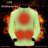 Outdoor T-Shirts Green Coat Fashion Winter Zipper Women Thermal Vest Men Heating Washable Thickened Reversible Hiking Warm Jacket1