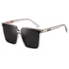 Big Frame Plastic Square Sunglasses Korean Style Personality Light Women Shade 5 Colors Wholesale Eyewear