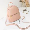 New Women Bag Lovely Leather Ladies Backpack School Shoulder Bag For Teenager Girls Mini Rucksack Casual