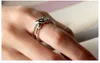 Topkwaliteit mode Infinity knoopringontwerp goud kleur midi ringen voor dames ring sieraden anel feminino kerstcadeau31097916790921