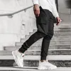 Pantaloni da jogging da uomo casual Pantaloni sportivi cargo sottili solidi Pantaloni multi-tasche maschili Pantaloni da matita Harem Hip Hop nuovi abbigliamento sportivo da uomo1