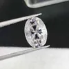 Szjinao Luźne kamienie Moissanite Stone 0.5ct do 8ct Oval Cut D Kolor VVS1 Gems Undefined GRA dla biżuterii Diamond Ring