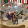 Inflatable Snow Globe For Christmas Decorations,Bubble Photo Booth Dome Tent