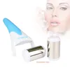 Rolo de gelo de aço inoxidável para massagem facial e corporal, ferramenta massageadora para prevenção de rugas e pele facial