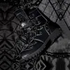 Punk Rock Männer Stiefel Schwarz Leder Knöchel Schuhe Schnüren Metall Dekoration Persönlichkeit Herren Schuhe 201126